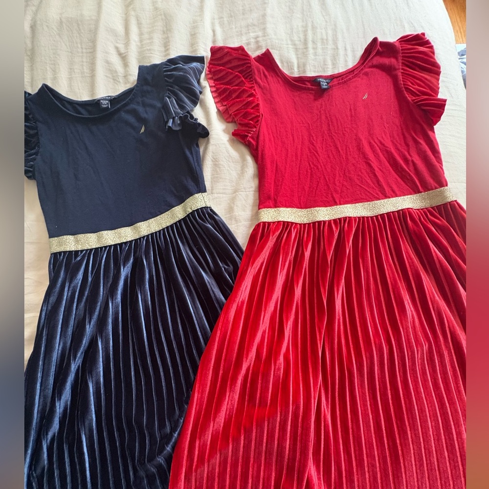 Nautica Big Kids' Red and Navy Dress Velveteen . Sold separately